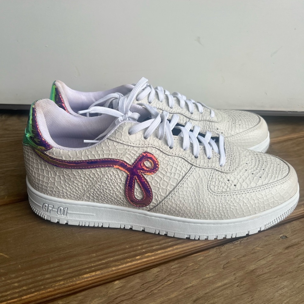 John Geiger GF-01 webbed iridescent sneaker